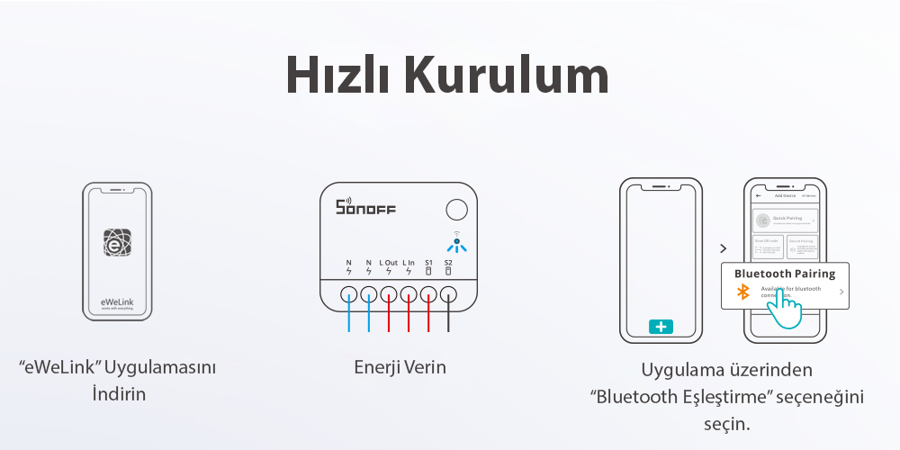 Sonoff Mini R4 Hızlı Kurulum