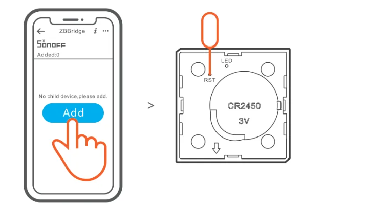 Sonoff SNZB-01 Kablosuz ZigBee Buton Kurulumu