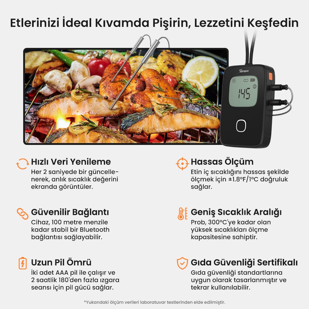 Sonoff Akıllı BBQ Et Termometresi