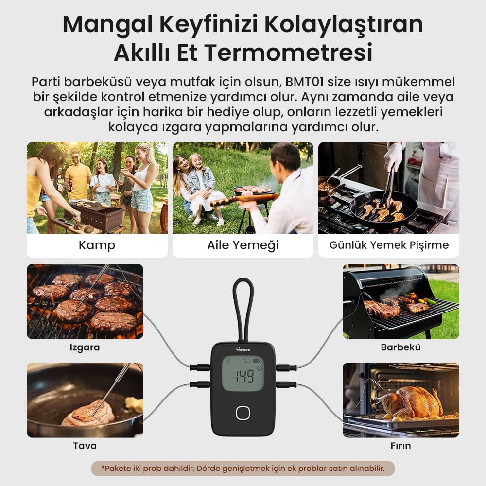 Sonoff Akıllı BBQ Et Termometresi