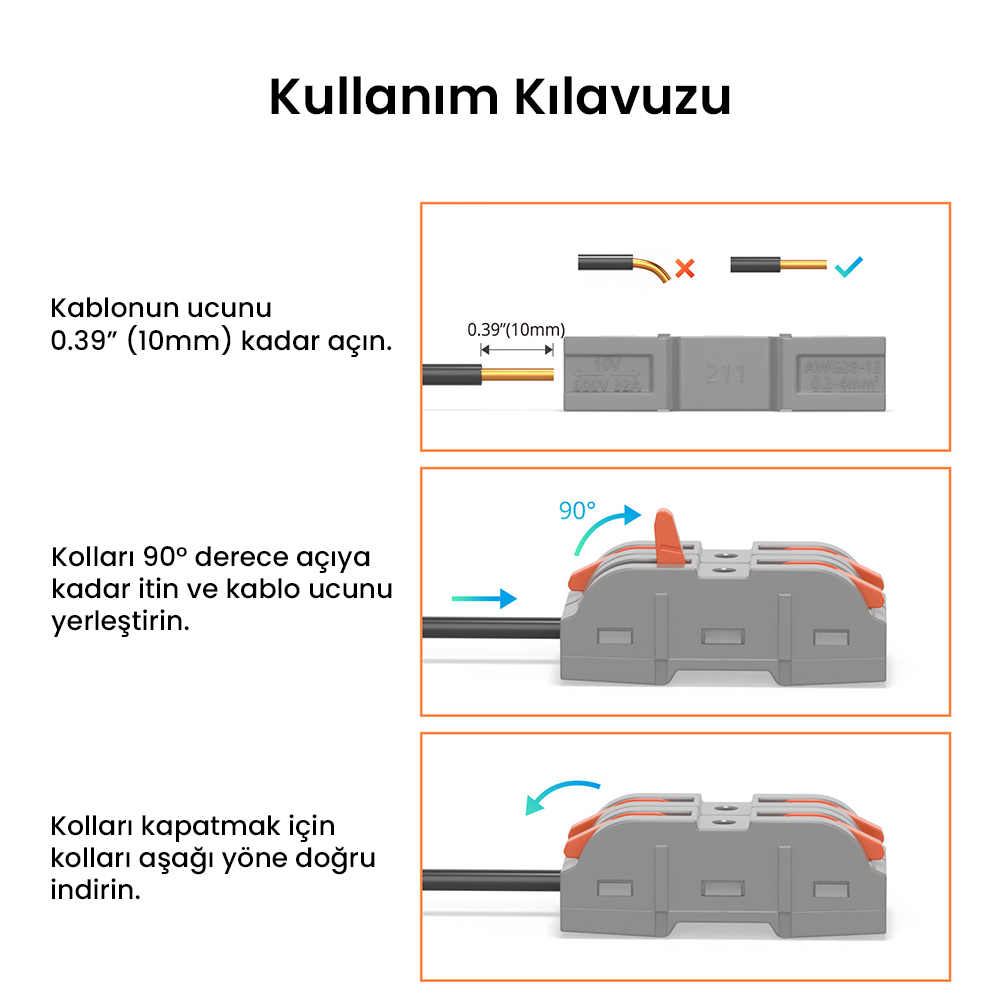 SONOFF D1-1 Kablo Birleştirici Klemens