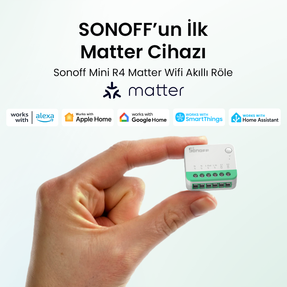 Sonoff Mini R4 Matter Akıllı Röle