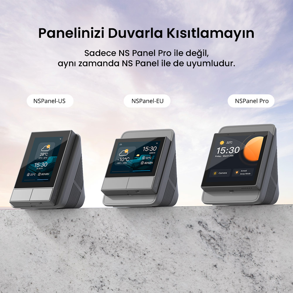 NS Panel Standı Beyaz