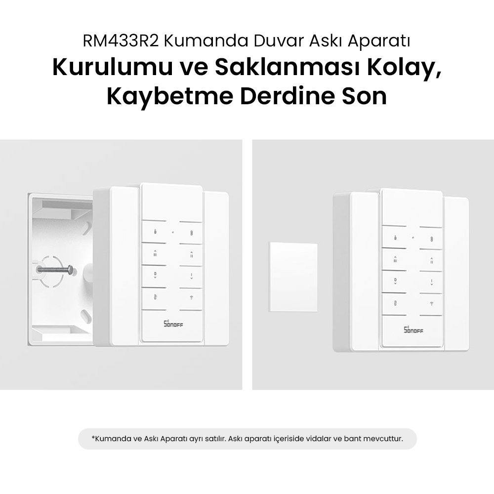 RM433R2 Kumanda Duvar Askı Aparatı