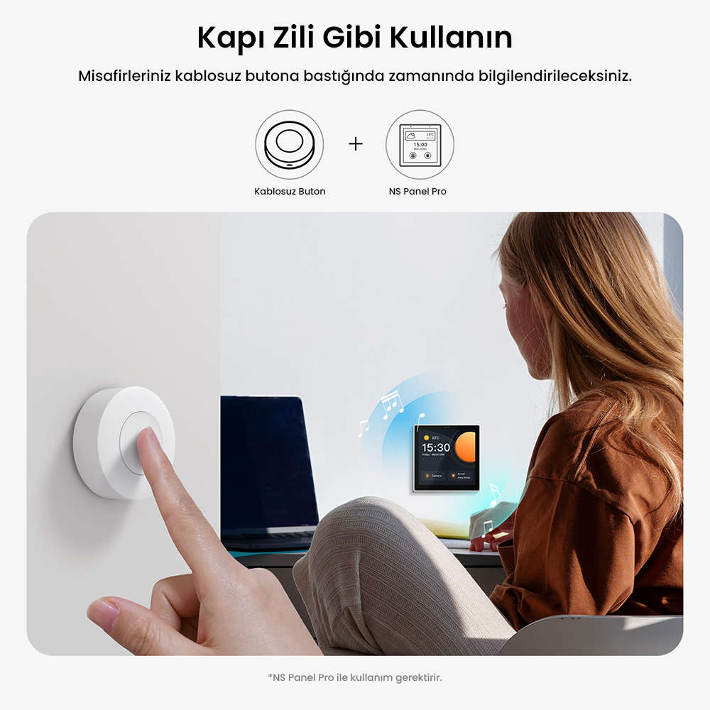 SNZB-01P Kablosuz ZigBee Buton