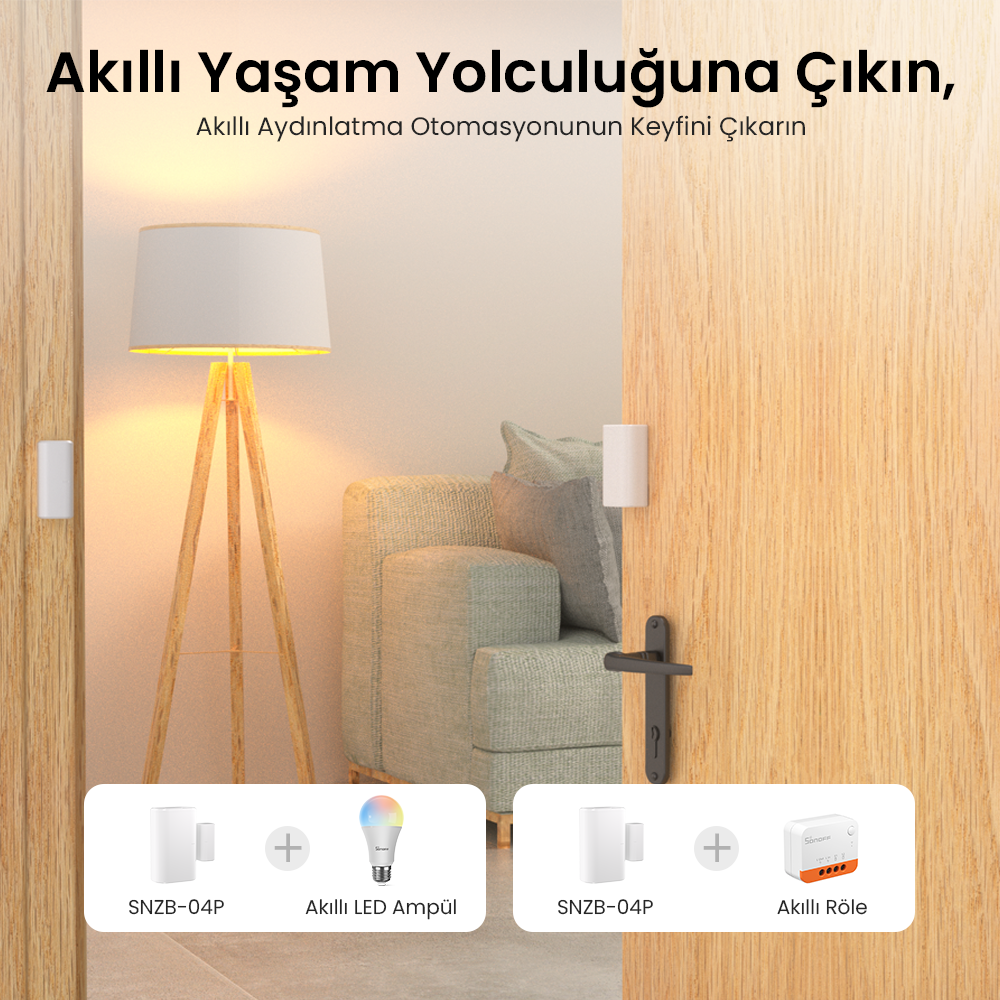 SNZB-04P ZigBee Kapı Pencere Sensörü