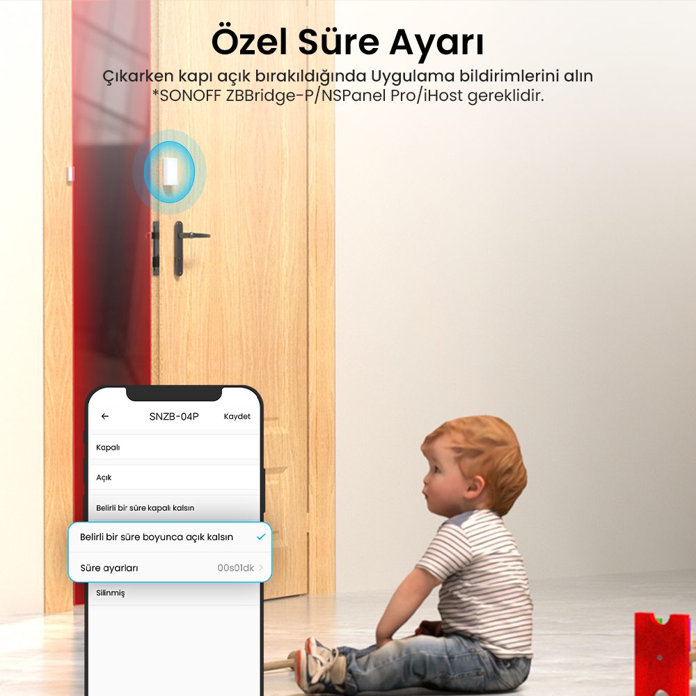 SNZB-04P ZigBee Kapı Pencere Sensörü