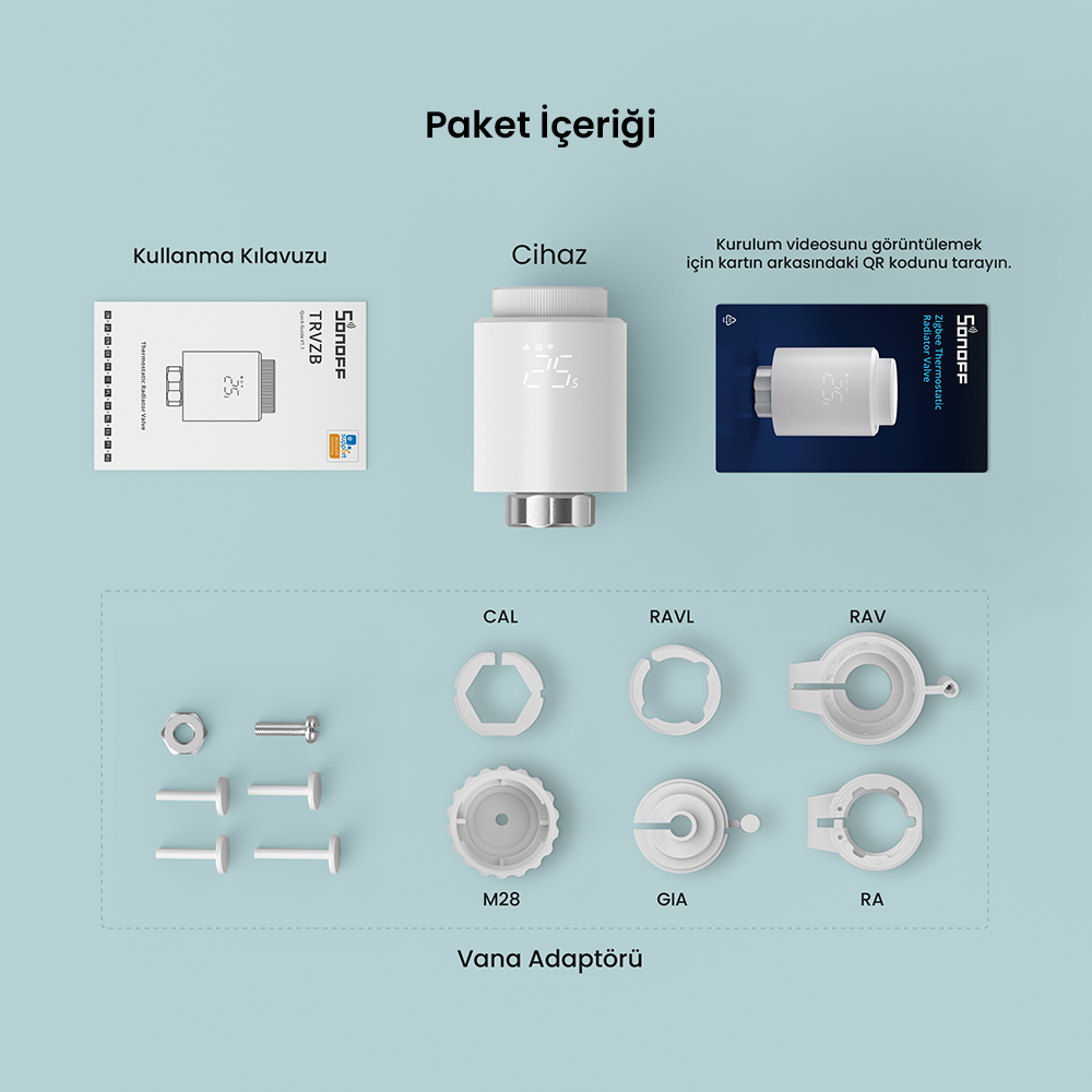 SONOFF ZigBee Akıllı Kalorifer Vanası