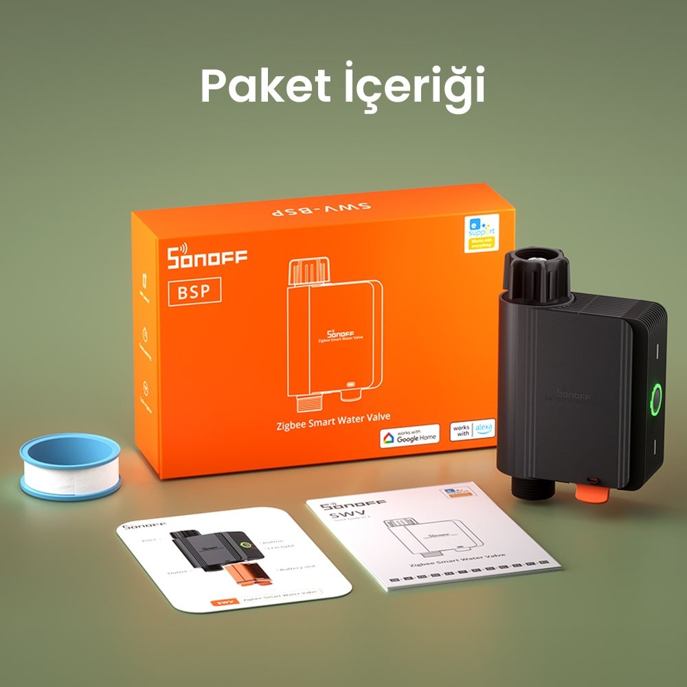 SONOFF ZigBee Akıllı Su Vanası