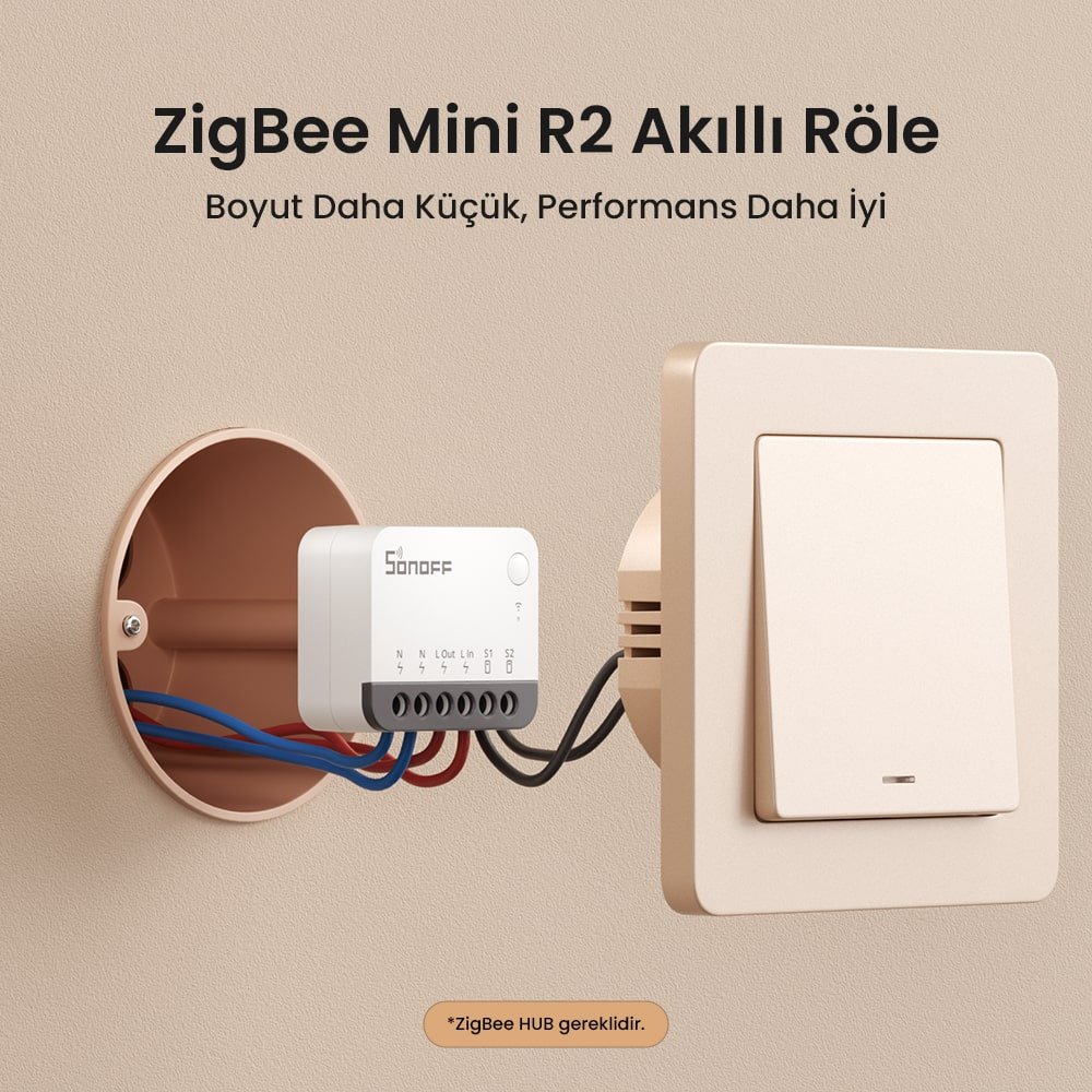 SONOFF ZigBee Mini R2 Akıllı Röle