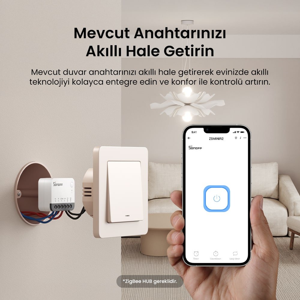 SONOFF ZigBee Mini R2 Akıllı Röle