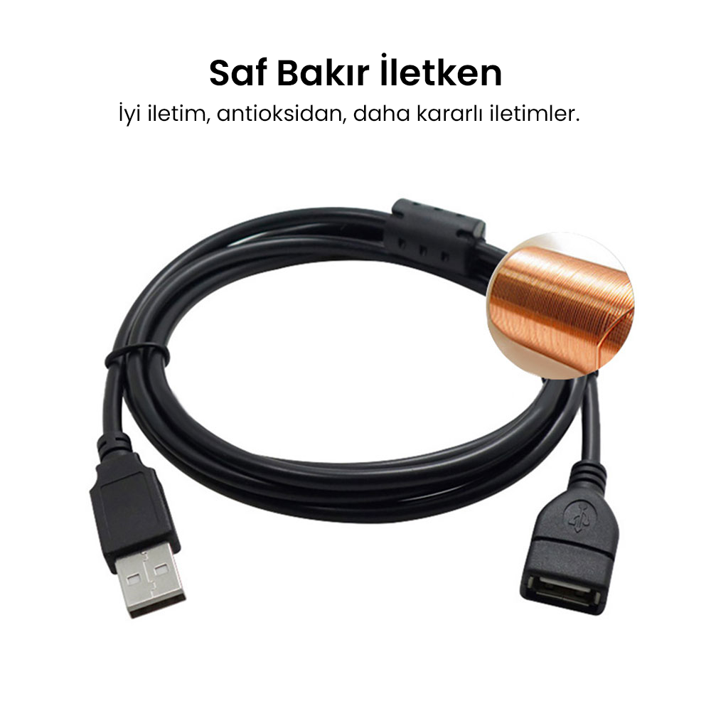 USB Uzatma Kablosu 1.5M