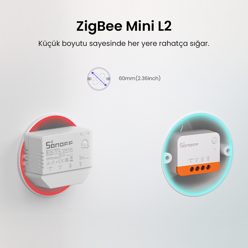 SONOFF ZigBee Mini L2 Akıllı Röle